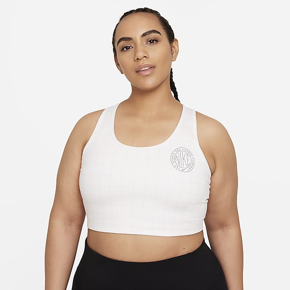 White sports bra medium support Clearance
