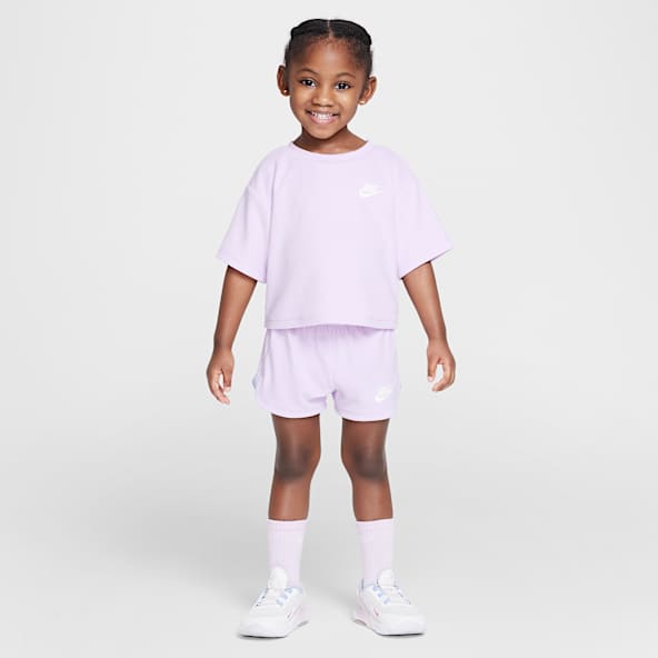 Nike Conjunto de 2 piezas de tela de felpa "Let's Roll" infantil