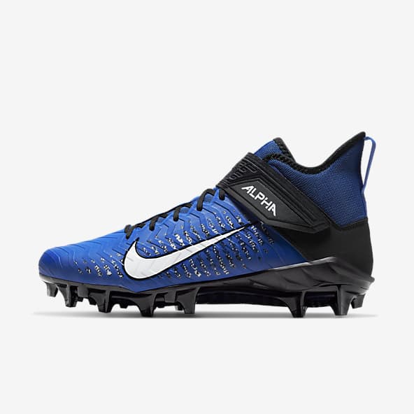 blue and gold football cleats