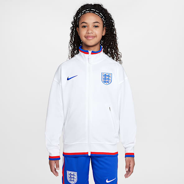 Anglie Academy Pro, domácí Fotbalová reprezentační bunda Nike Dri-FIT pro větší děti