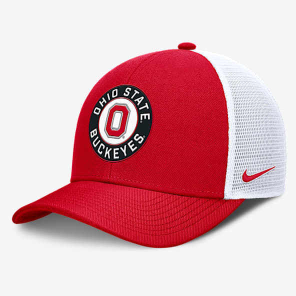 Ohio State Primetime Rise Men's Nike Dri-FIT College Trucker Adjustable Hat