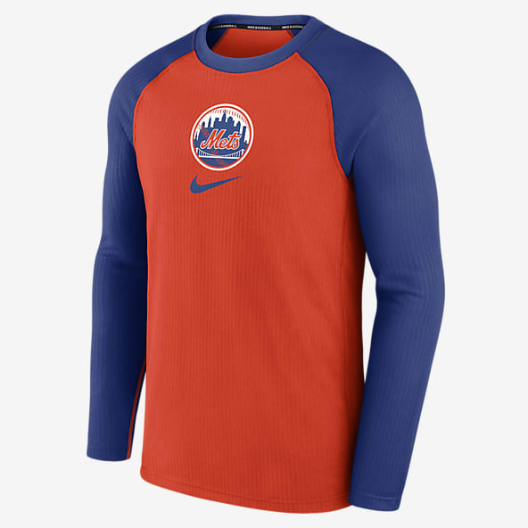 Nike Thermal Crew (mlb Mets) Men's Long Sleeve Shirt in Blue for