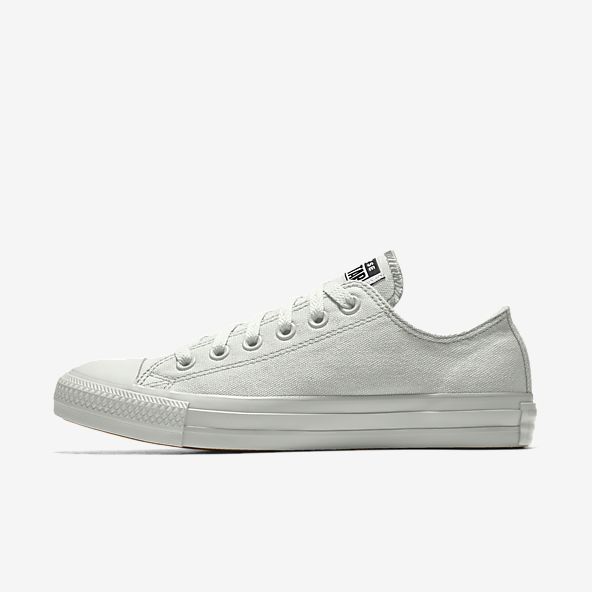 converse low top all white