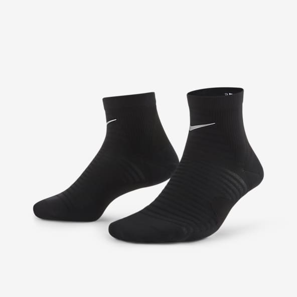 men's nike black ankle socks