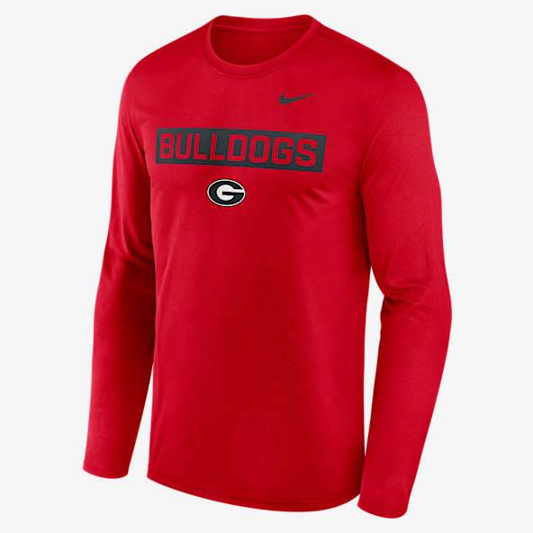 Georgia Primetime Legend 2-Hit Men's Nike Dri-FIT College Long-Sleeve T-Shirt