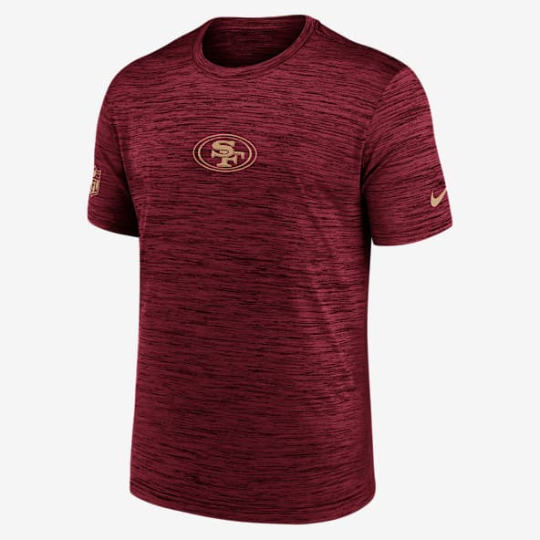 San Francisco 49ers Sideline Team Issue Velocity Playera Nike Dri-FIT de la NFL para hombre
