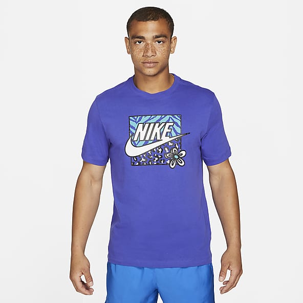 playeras nike azul