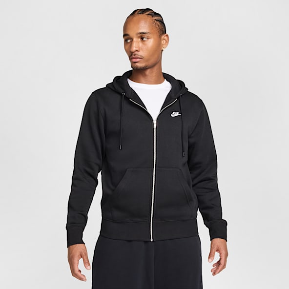 Nike Club Fleecehettejakke med hel glidelås til herre