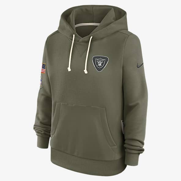 Las Vegas Raiders Salute to Service Sideline Women's Nike Dri-FIT NFL Pullover Hoodie