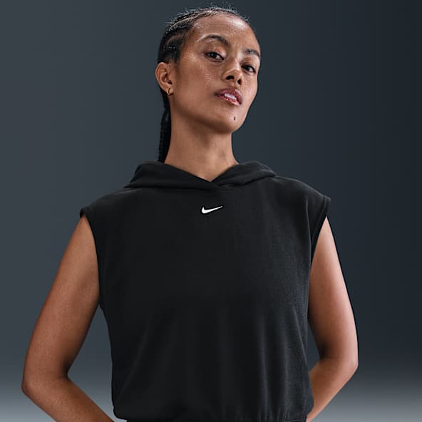 Nike Sportswear Chill Terry Women's French Terry Short-Sleeve Cropped Hoodie