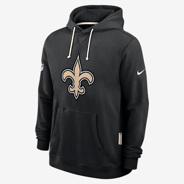 New Orleans Saints Initial Home Sideline Men's Nike Dri-FIT NFL Pullover Hoodie