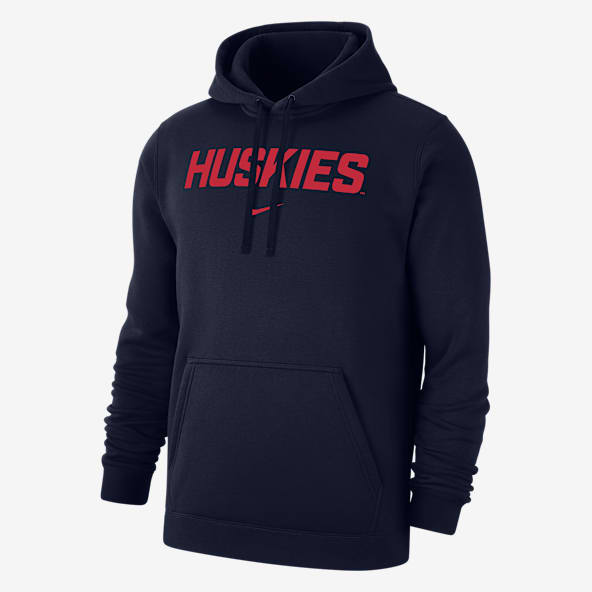 UConn Club Fleece Men's Nike College Pullover Hoodie