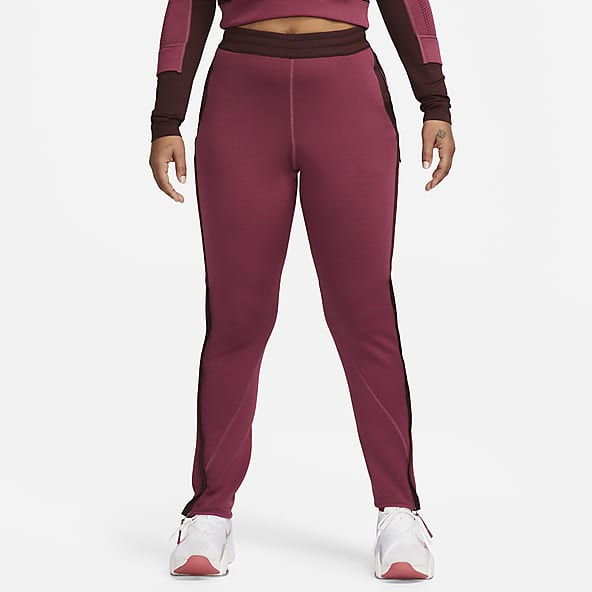 Slim Red Seamless Trousers & Tights. Nike CA