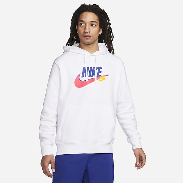 nike blue and white sweatshirt