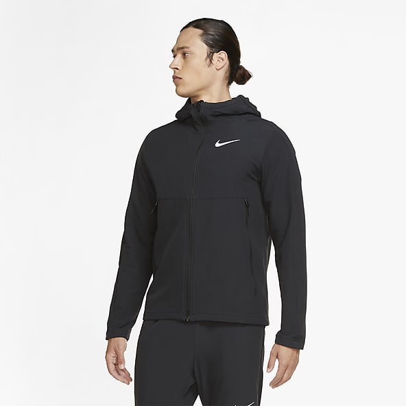 nike pro hooded jacket