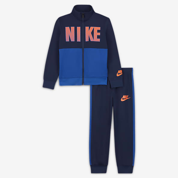 all blue nike tracksuit