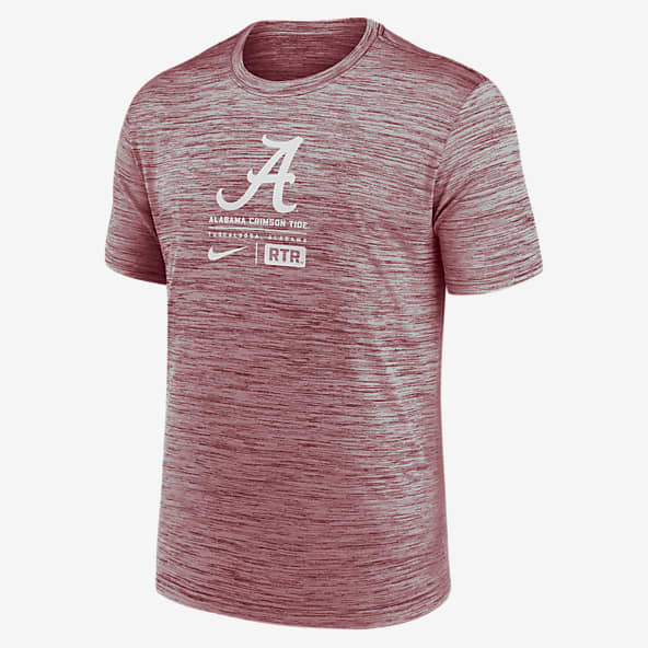 Alabama Crimson Tide Campus Center Block Velocity Men's Nike Dri-FIT College T-Shirt