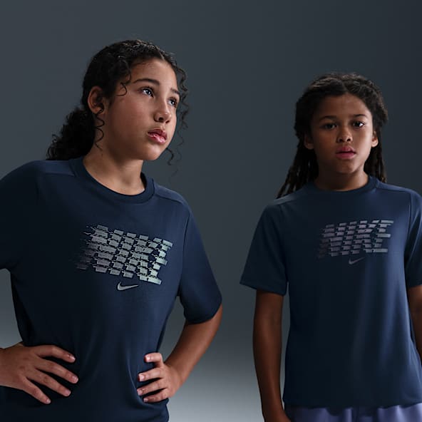 Nike Multi Playera de manga corta Dri-FIT para niños talla grande