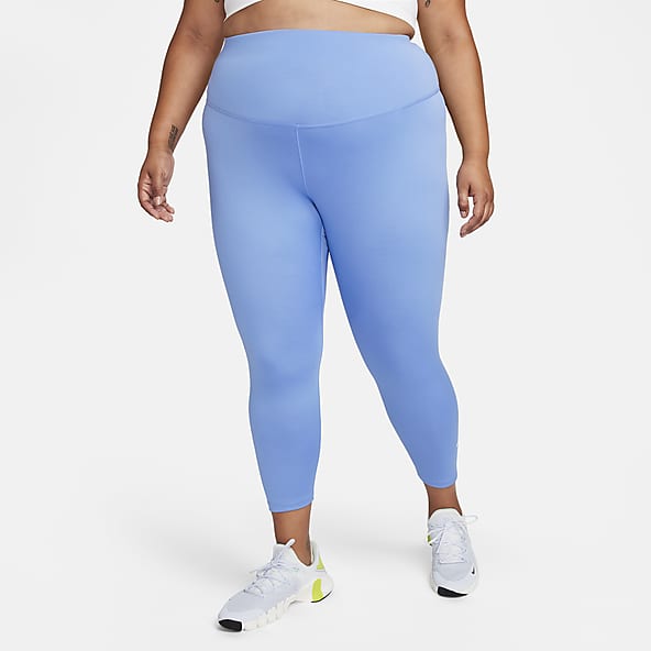 Women's Nike One High-Rise Cropped Blue Legging