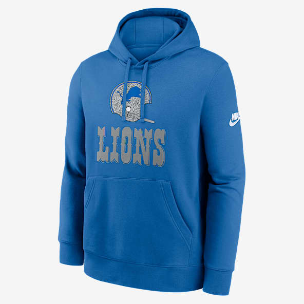 Detroit Lions Best Season Rewind Club Sudadera con gorro sin cierre Nike de la NFL para hombre