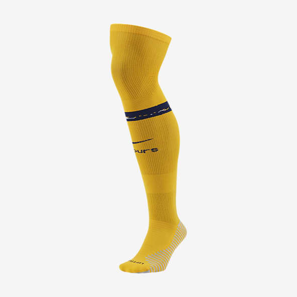yellow nike soccer socks