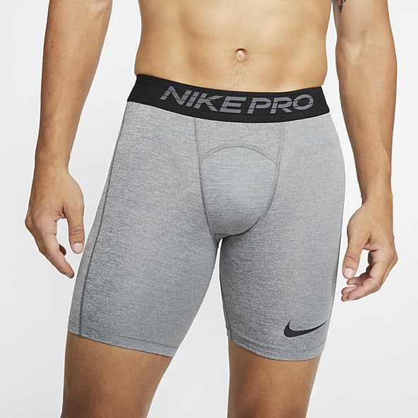 white nike compression shorts