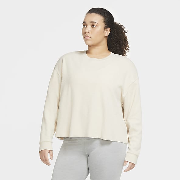 nike women's yoga long sleeve shirt