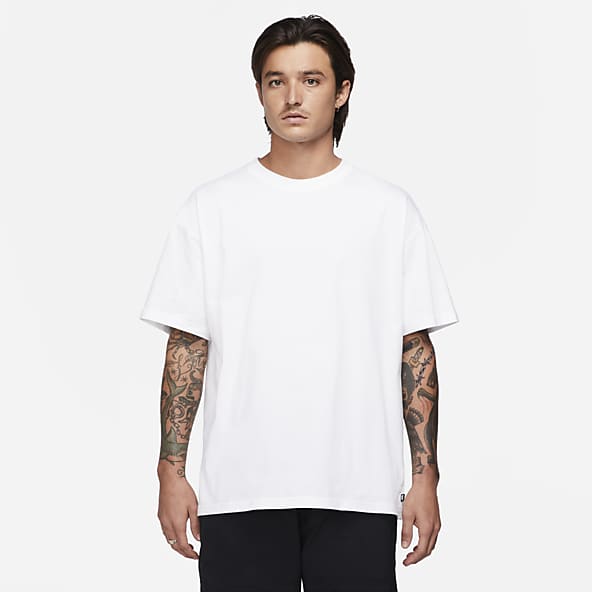 White nike t shirt mens deals