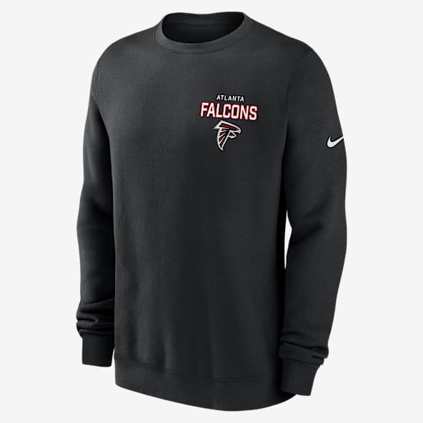 Atlanta Falcons Draw Block Club Sudadera de cuello redondo sin cierre Nike de la NFL para hombre