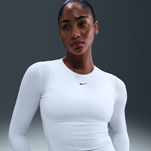Nike One Fitted Dámské tričko Dri-FIT s dlouhým rukávem