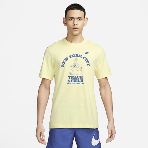 Nike Men's T-Shirt - Yellow - M