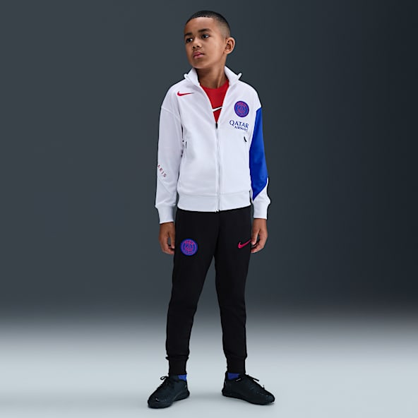 Paris Saint-Germain Strike Third Older Kids' Nike Dri-FIT Total 90 Football Knit Tracksuit