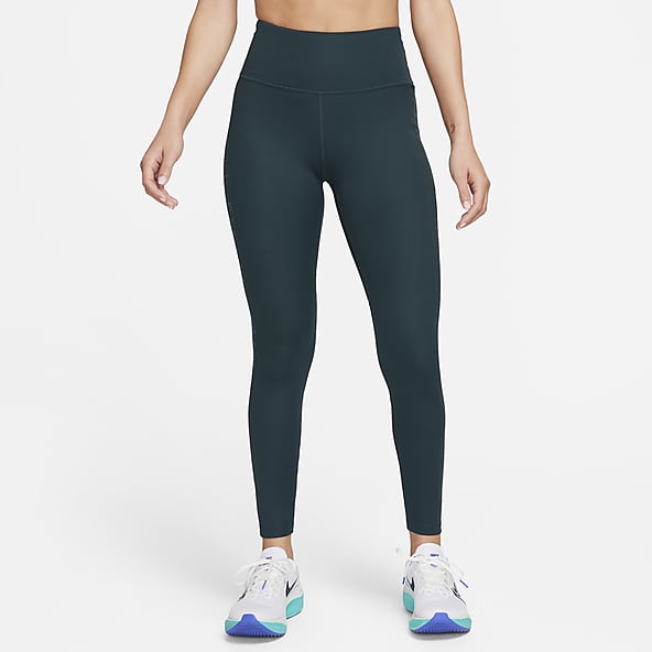 Nike Pro Leggings Women SMALL Blue White Dri-Fit 8 Bit Printed