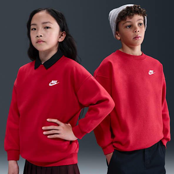 Nike Sportswear Club Fleece Older Kids' Oversized Sweatshirt