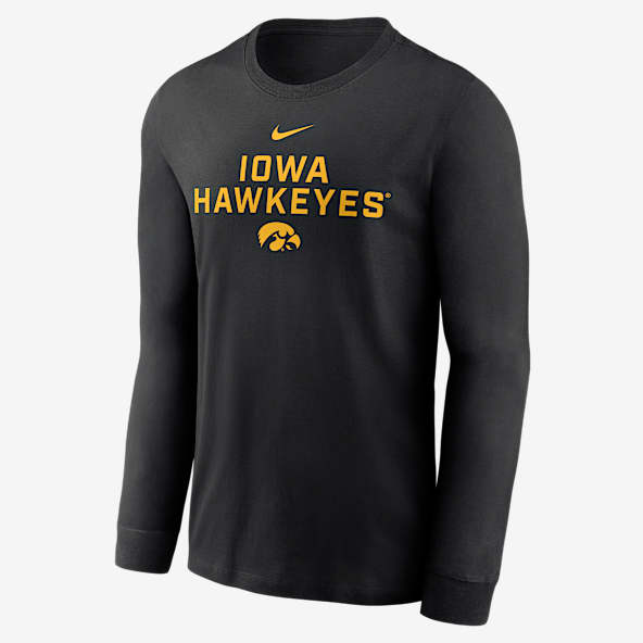 Iowa Sideline Men's Nike Dri-FIT College Long-Sleeve T-Shirt