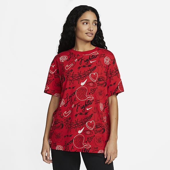 red nike air shirt
