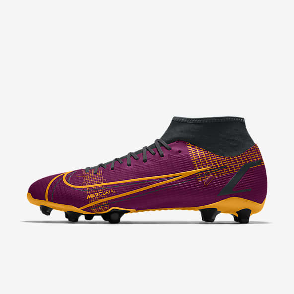 purple nike boots