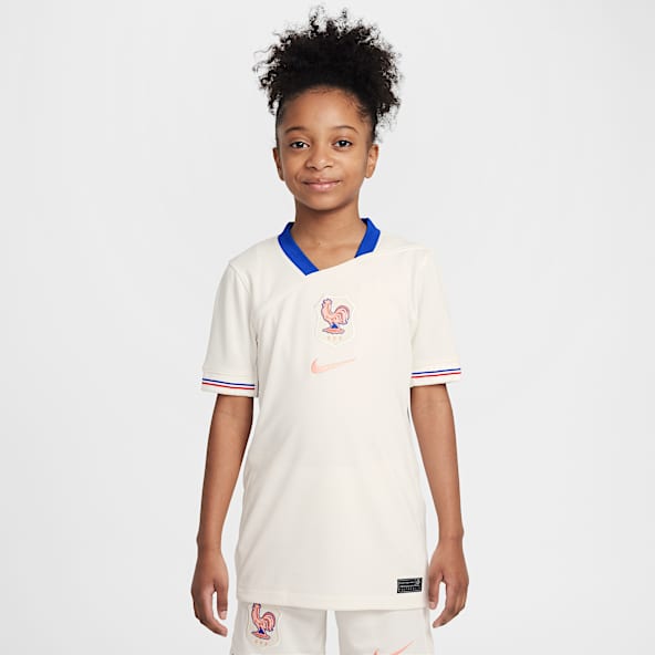 FFF 2025 Stadium Extérieur (équipe féminine) Maillot de foot replica Nike Dri-FIT pour ado
