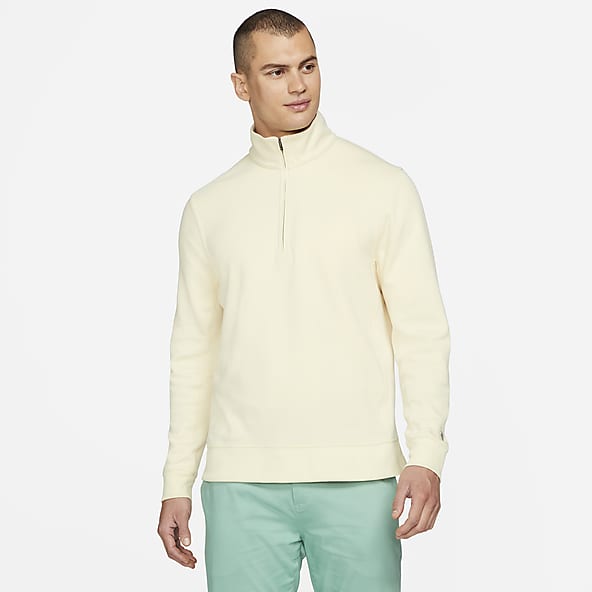 white nike golf top