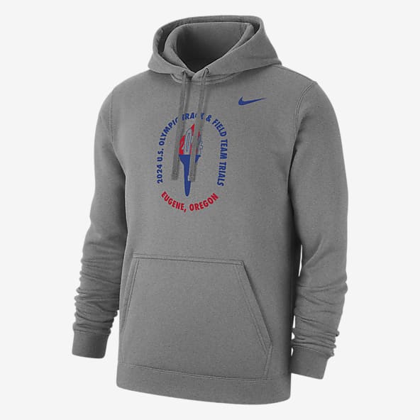 USATF Club Fleece Men's Nike Running Pullover Hoodie