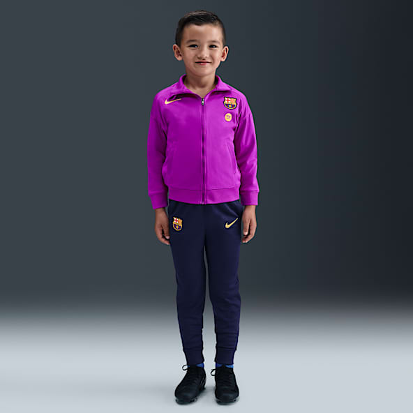 F.C. Barcelona Strike Younger Kids' Nike Dri-FIT Football Knit Tracksuit