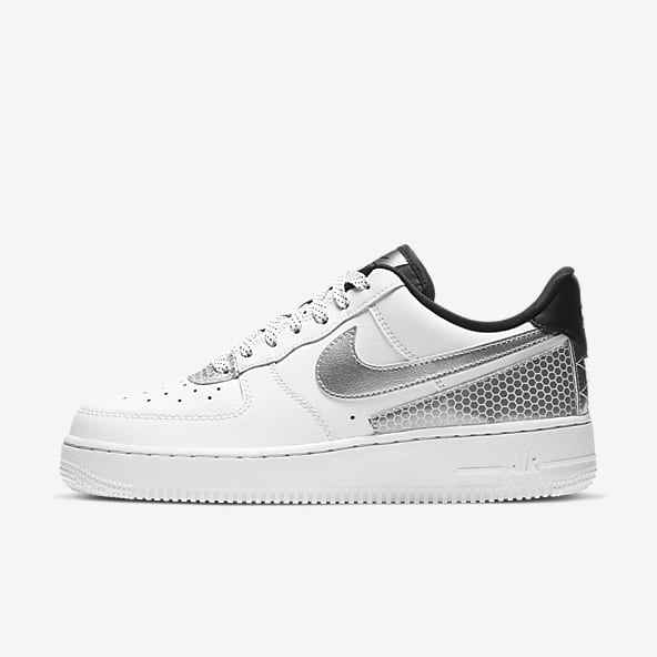 air force 1 donna nere e bianche
