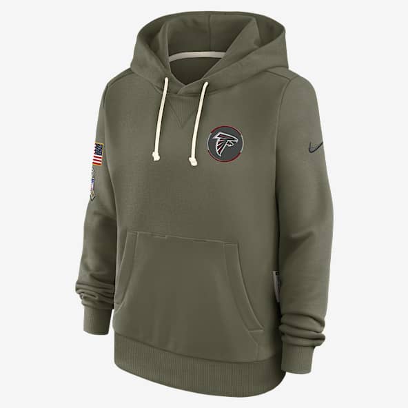 Atlanta Falcons Salute to Service Sideline Women's Nike Dri-FIT NFL Pullover Hoodie