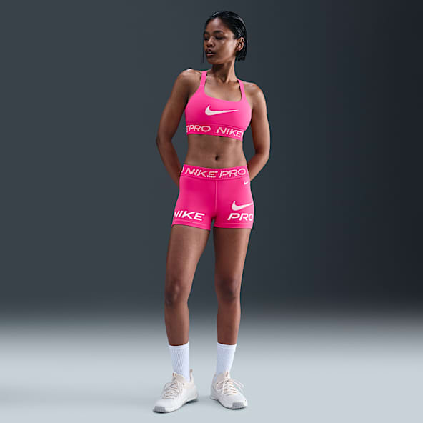 Nike Pro Shorts de ciclismo de tiro medio de 8 cm para mujer