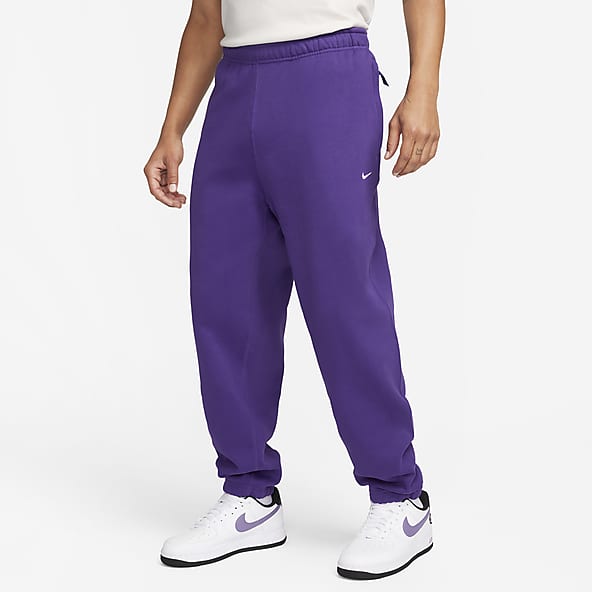 Nike Seasonal Classics Pack acid wash loose fit cuffed sweatpants in  purple/multi - PURPLE