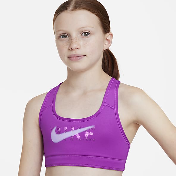  Nike - Sujetador deportivo reversible para niña, talla