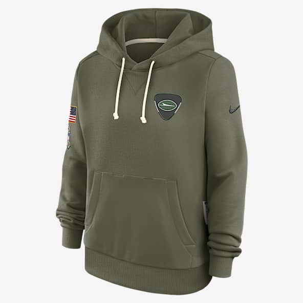 New York Jets Salute to Service Sideline Women's Nike Dri-FIT NFL Pullover Hoodie