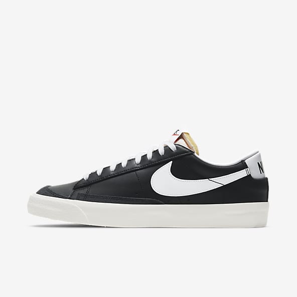 black and white nike casual shoes