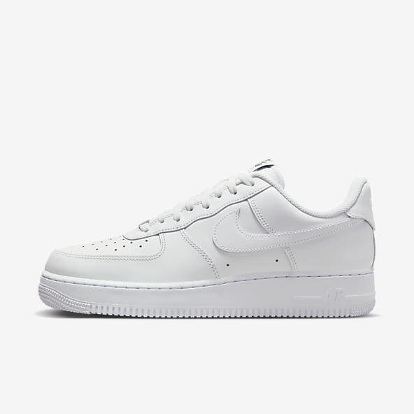 Air force 1 trainers Nike White size 5 UK in Rubber - 32283401