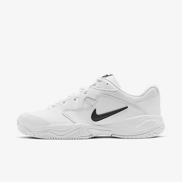 white nike tennis shoes mens